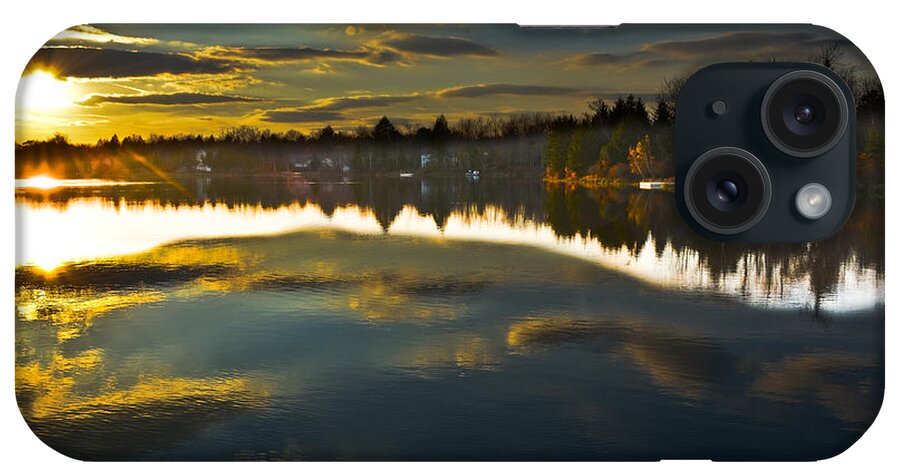 Lake iPhone Case featuring the photograph Naomi Sunset by Gary Keesler