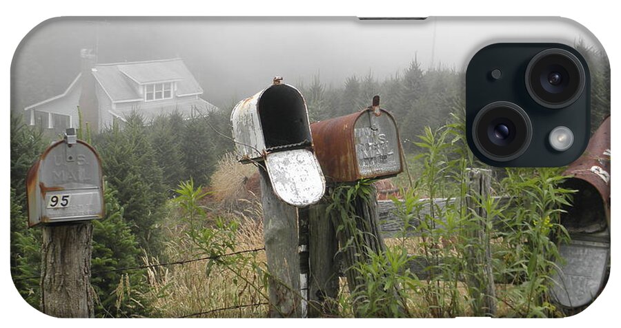 North Carolina iPhone Case featuring the photograph NC Mailboxes by Valerie Reeves