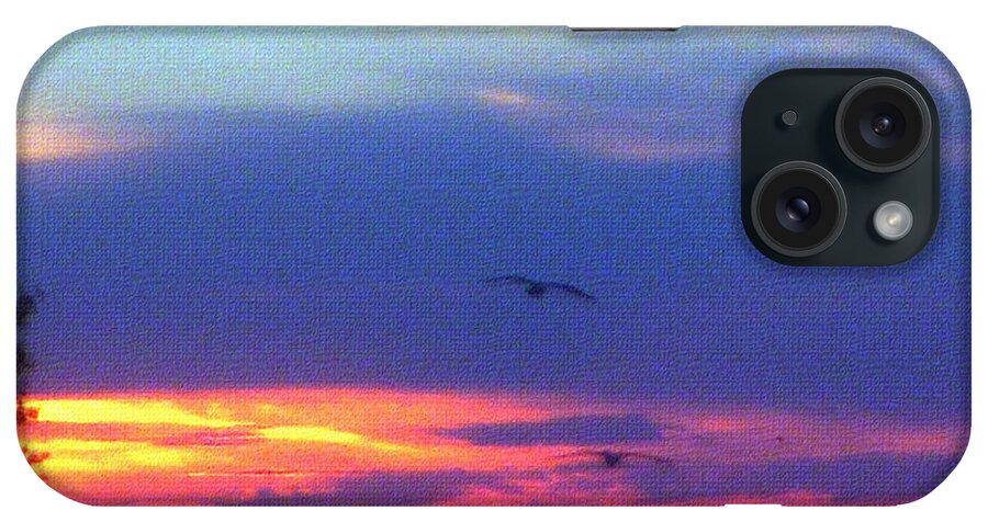 Sunset iPhone Case featuring the photograph Neon Sunset by Aimee L Maher ALM GALLERY