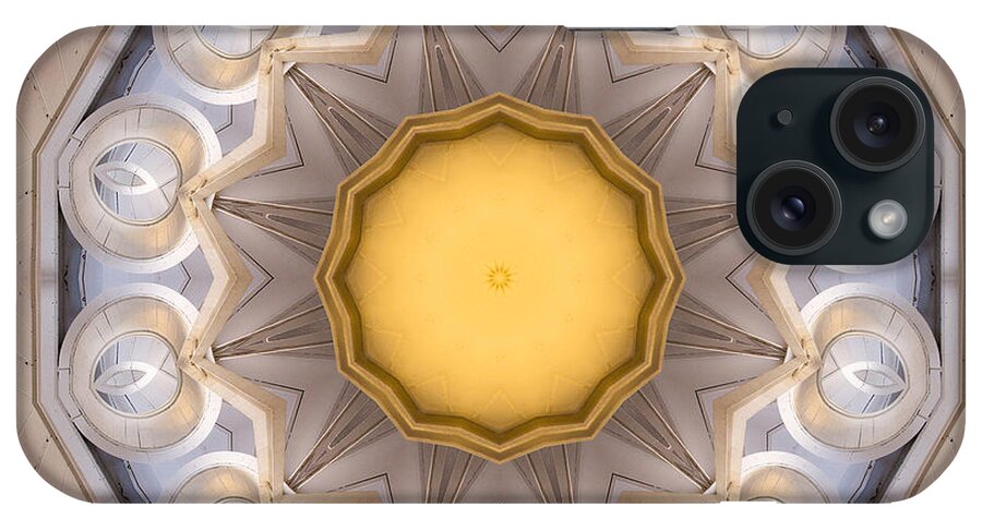 Neutral iPhone Case featuring the photograph Neutral Kaleidoscope Square by Betty Denise