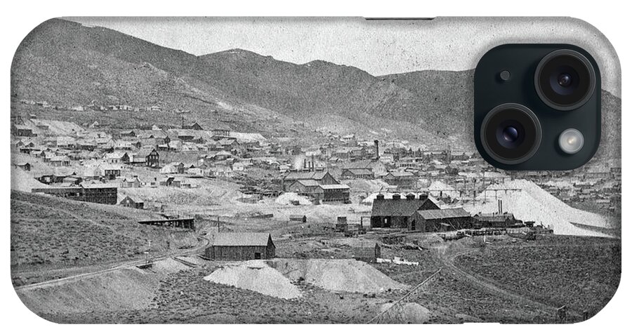 1875 iPhone Case featuring the painting Nevada Virginia City by Granger