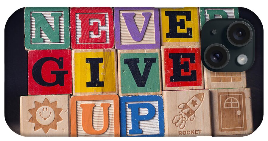 Never Give Up iPhone Case featuring the photograph Never Give Up by Art Whitton
