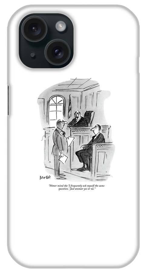 Never Mind The 'i Frequently Ask Myself The Same iPhone Case