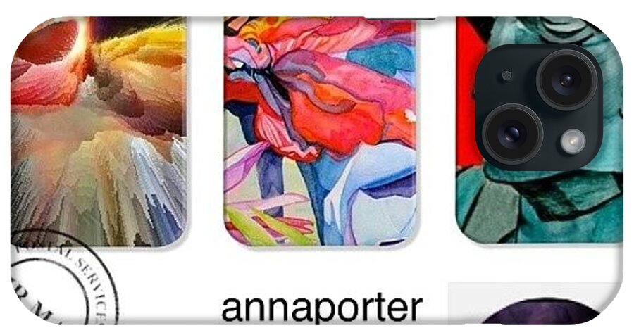 Abstract iPhone Case featuring the photograph New Abstract Art iPhone 5-5s Cases by Anna Porter