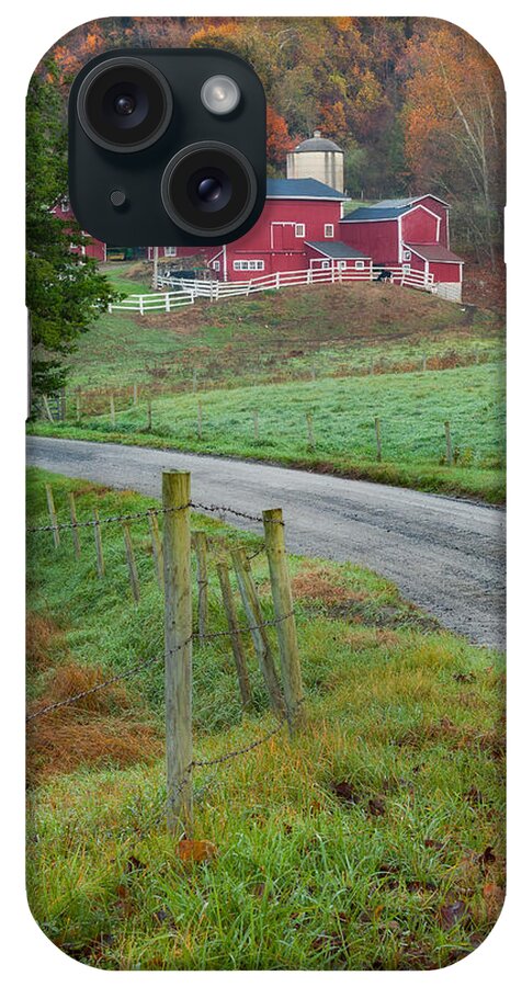 Old New England iPhone Case featuring the photograph New England Farm by Bill Wakeley