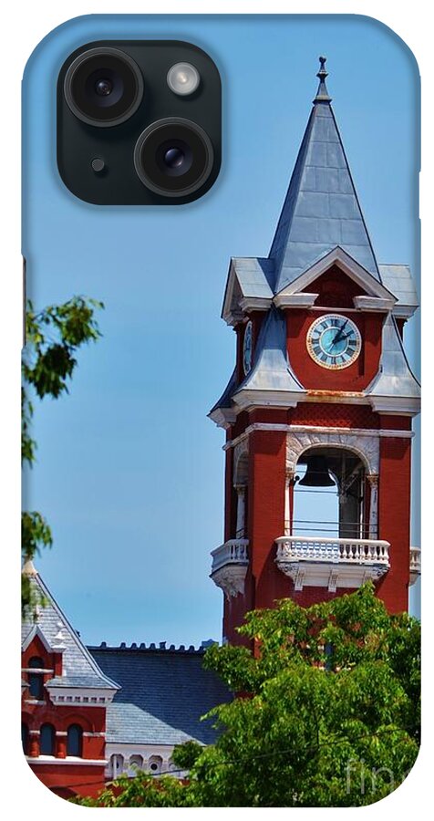 Bell Tower iPhone Case featuring the photograph New Hanover County Courthouse Bell Tower by Bob Sample