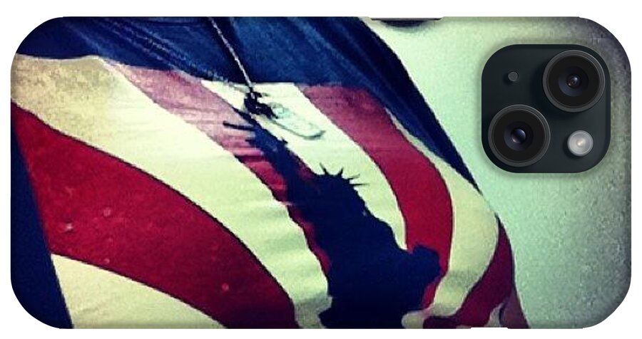 Igrebellion iPhone Case featuring the photograph New Shirt From @gun_collector! Thanks by Ashley Sandler 