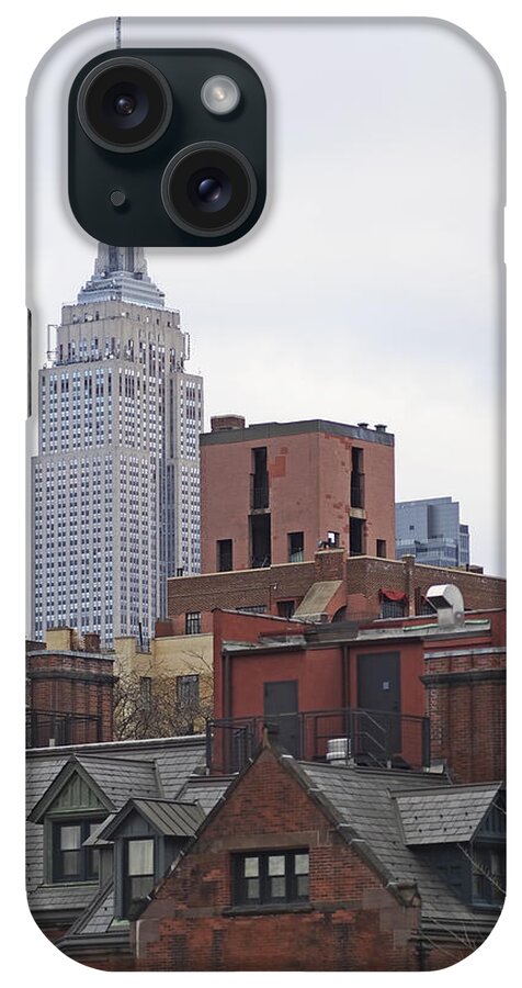 New York City iPhone Case featuring the photograph New York Buttes by Rona Black