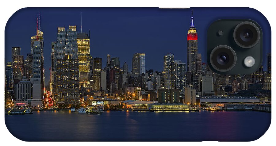 Esb iPhone Case featuring the photograph New York City Lights by Susan Candelario