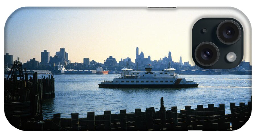 Ferry iPhone Case featuring the photograph New York Ferry 1984 by Gordon James