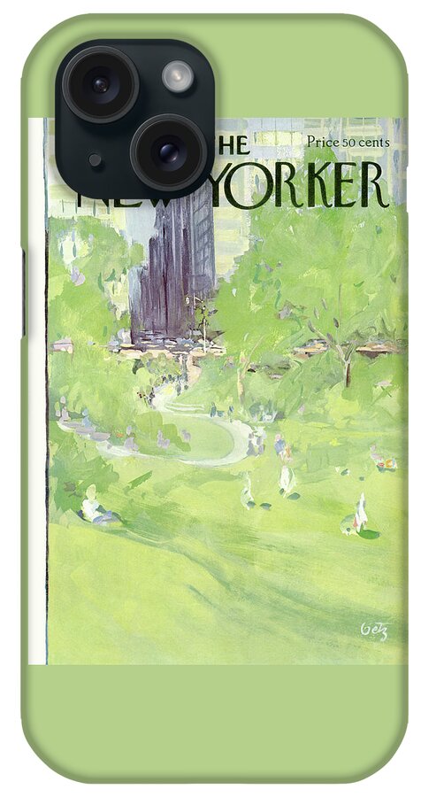 New Yorker April 24th, 1971 iPhone Case