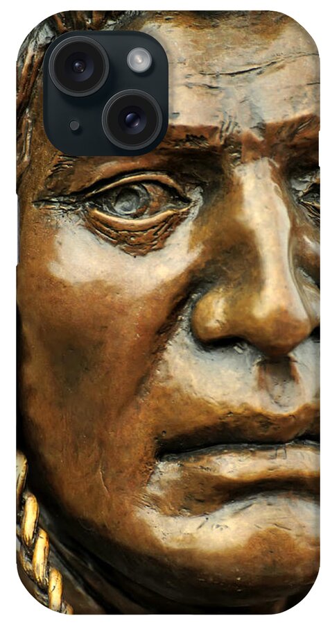 Art iPhone Case featuring the photograph Nez Perce Indian Bronze, Joseph, Oregon by Theodore Clutter