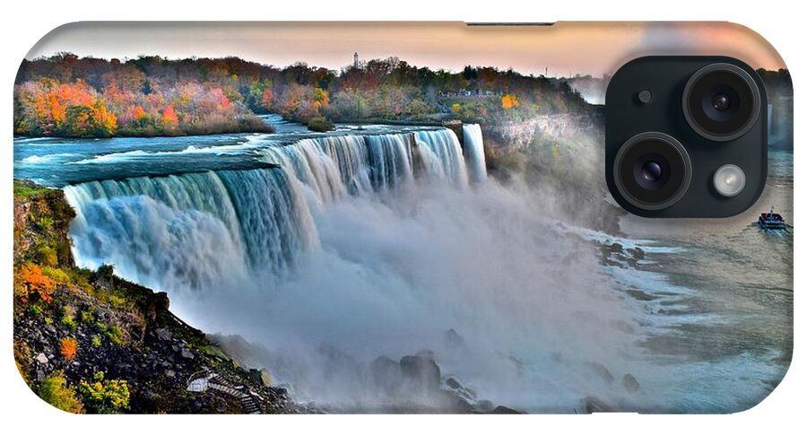 Niagara iPhone Case featuring the photograph Niagara Falls by Frozen in Time Fine Art Photography