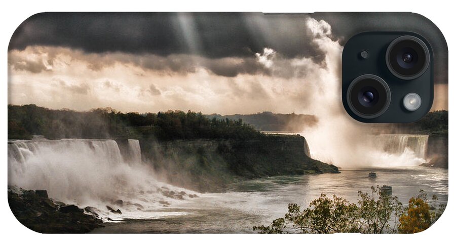 Waterfall iPhone Case featuring the photograph Niagra Falls by Erika Fawcett