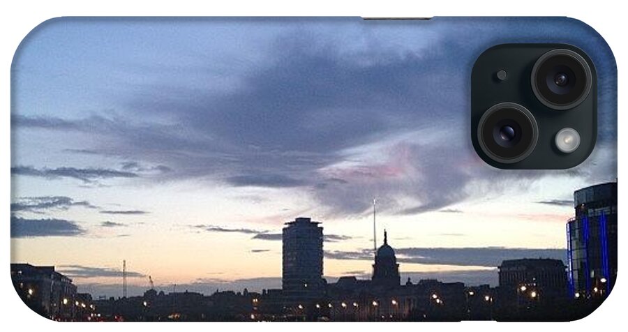 Nofilter iPhone Case featuring the photograph Night Sky #dublin #nofilter by David Lynch