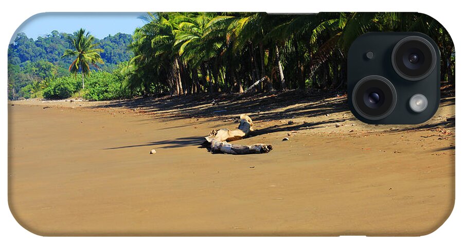 Costa Rica iPhone Case featuring the photograph No footprint beach by Bob Hislop