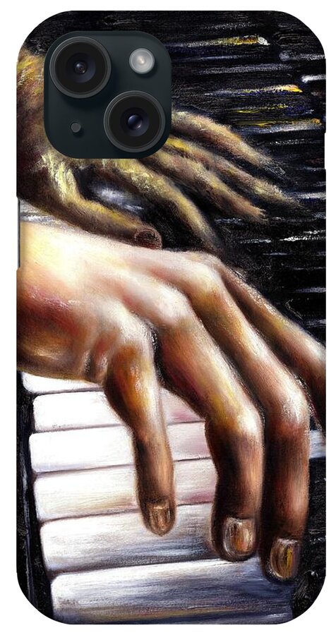 Piano iPhone Case featuring the painting Nocturne by Hiroko Sakai