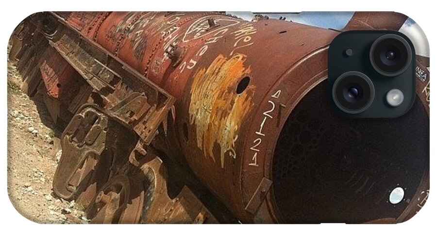 Colchani iPhone Case featuring the photograph Rust Train by Darren O' Dea