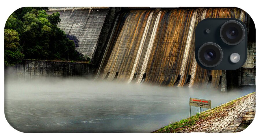 Water iPhone Case featuring the photograph Norris Lake Dam by Michael Eingle