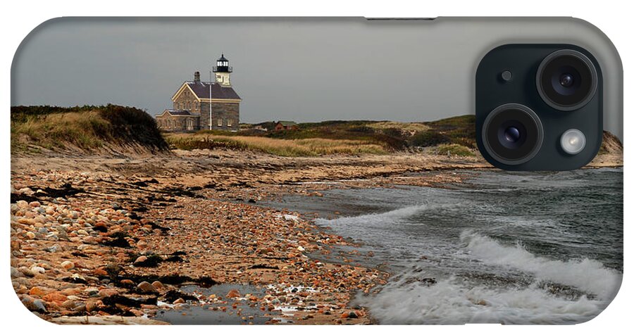 Block Island iPhone Case featuring the photograph North Light Block Island by Nancy De Flon