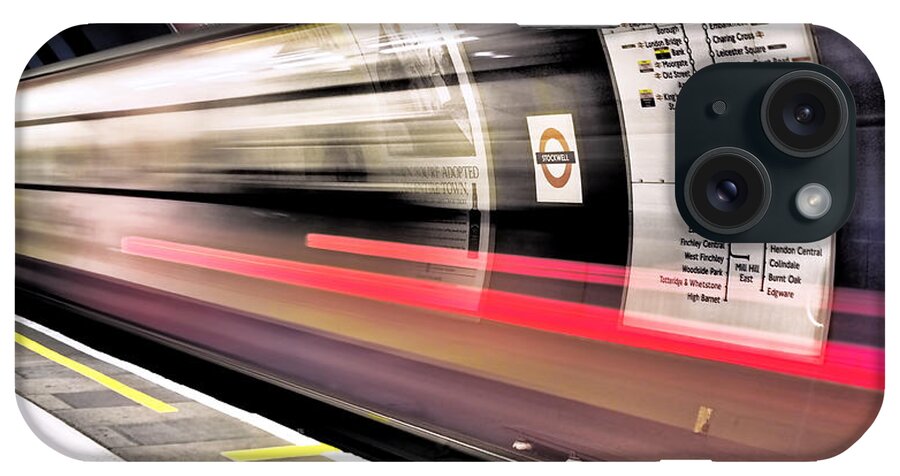 London iPhone Case featuring the photograph Northbound Underground by Rona Black
