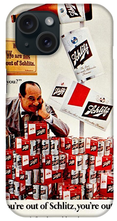 Schlitz iPhone Case featuring the photograph Not Out of Schlitz by Benjamin Yeager