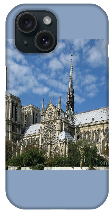 Notre Dame iPhone Case featuring the photograph Notre Dame Cathedral by Ann Horn