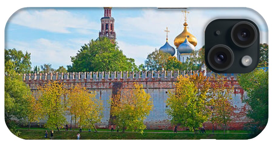 Photography iPhone Case featuring the photograph Novodevichy Convent And Cathedral Of by Panoramic Images