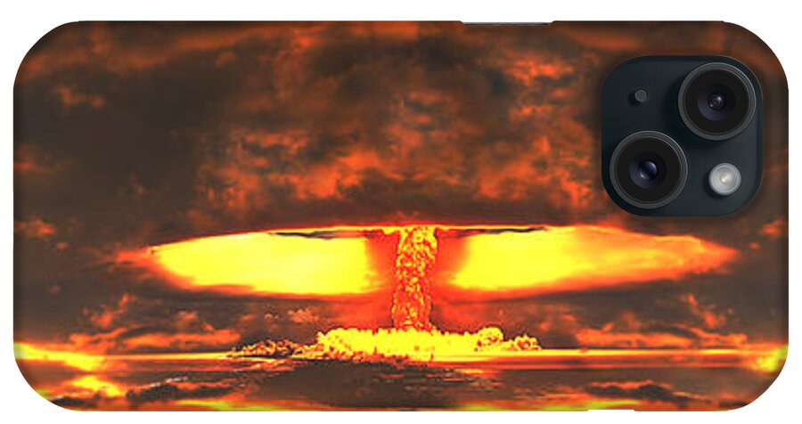 Photography iPhone Case featuring the photograph Nuclear Explosion by Panoramic Images