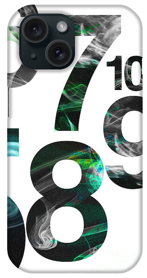 Mixed iPhone Case featuring the digital art Numb3rs by Edmund Nagele FRPS
