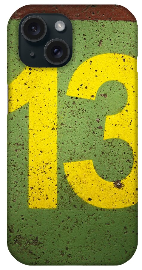   iPhone Case featuring the photograph Number 13 by Chevy Fleet