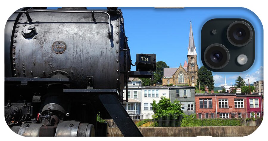 Steam Train iPhone Case featuring the photograph Number 734 at Cumberland Station by James Brunker