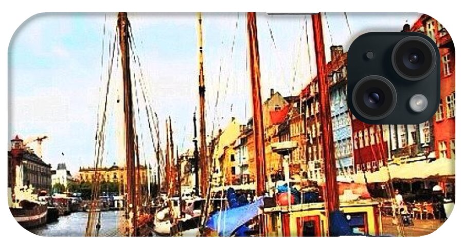  iPhone Case featuring the photograph Nyhavn - Copenhagen by Luisa Azzolini