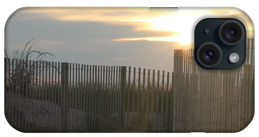 Ocean City Maryland iPhone Case featuring the photograph Ocean Access at Sunrise by Robert Banach
