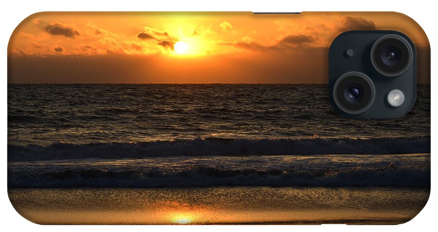 Ocean City Sunrise iPhone Case featuring the photograph Ocean City Sunrise at 142nd Street by Bill Swartwout