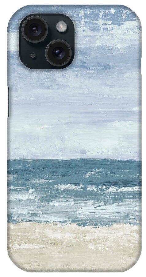 Oceans iPhone Case featuring the painting Oceans In The Mind Vertical I by Julie Derice