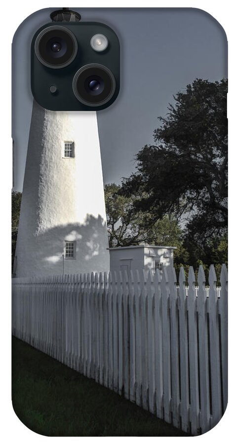 Lighthouse iPhone Case featuring the photograph Ocracoke Light by Erika Fawcett