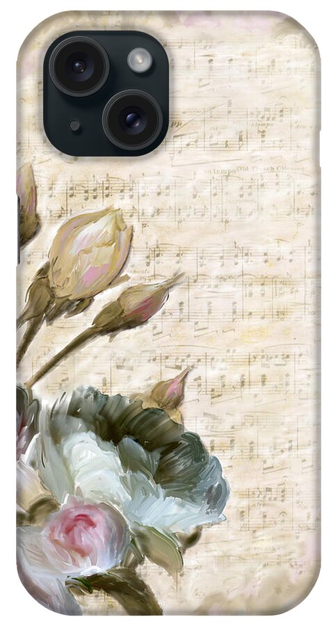 Floral iPhone Case featuring the painting Ode to Love by Portraits By NC