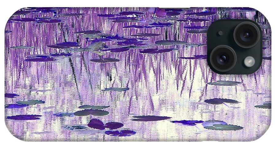 Ode To Monet iPhone Case featuring the photograph Ode to Monet in Purple by Chris Anderson