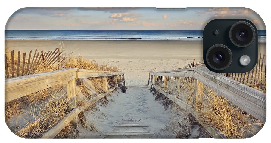 Ogunquit Beach iPhone Case featuring the photograph Ogunquit Beach Boardwalk by Katherine Gendreau