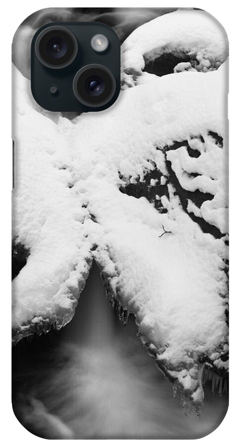 Oirase Gorge iPhone Case featuring the photograph Oirase Gorge Stream in Winter by Brad Brizek