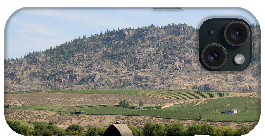 Farmland iPhone Case featuring the photograph Okanagan Valley by Betty-Anne McDonald