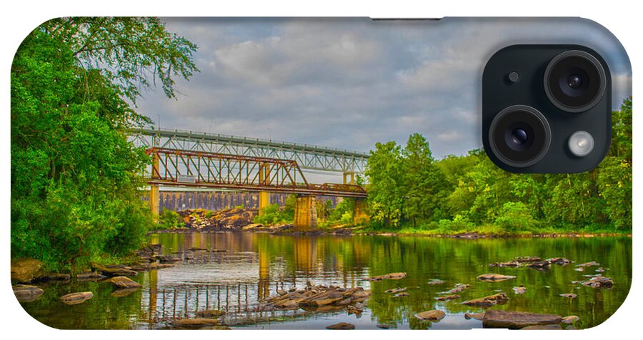 Bridges iPhone Case featuring the photograph Old and New Bridges by Shannon Harrington