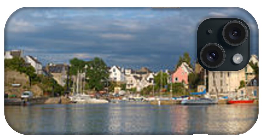 Photography iPhone Case featuring the photograph Old Bridge Over The Sea, Le Bono, Gulf by Panoramic Images