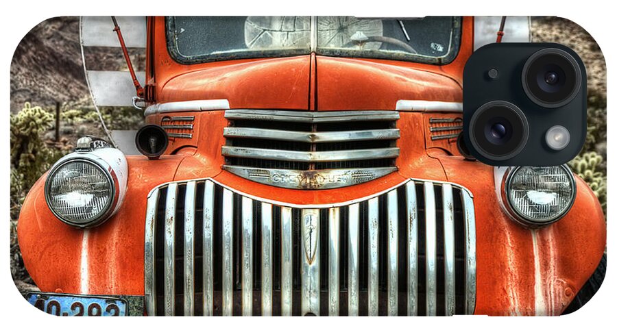 Old iPhone Case featuring the photograph Old Delivery Truck by Eddie Yerkish