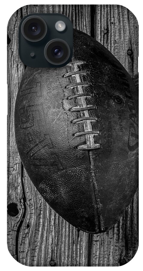 Old iPhone Case featuring the photograph Old Football by Garry Gay