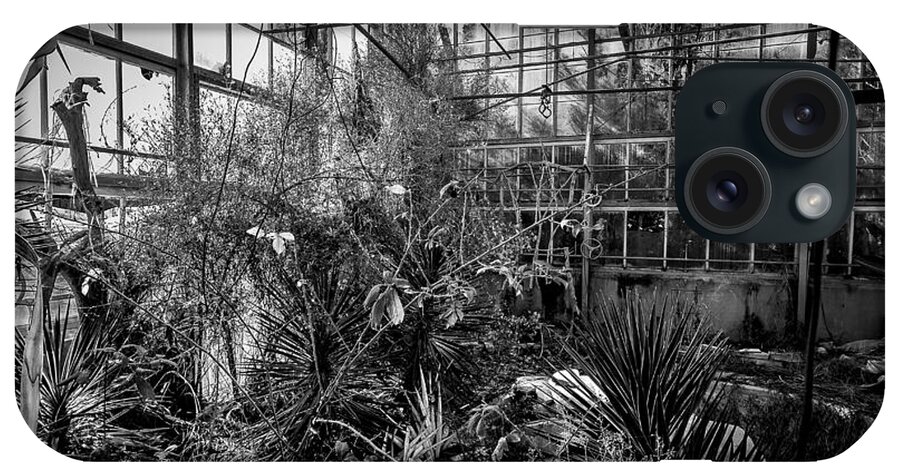 Greenhouse iPhone Case featuring the photograph Old Greenhouse one by Ken Frischkorn