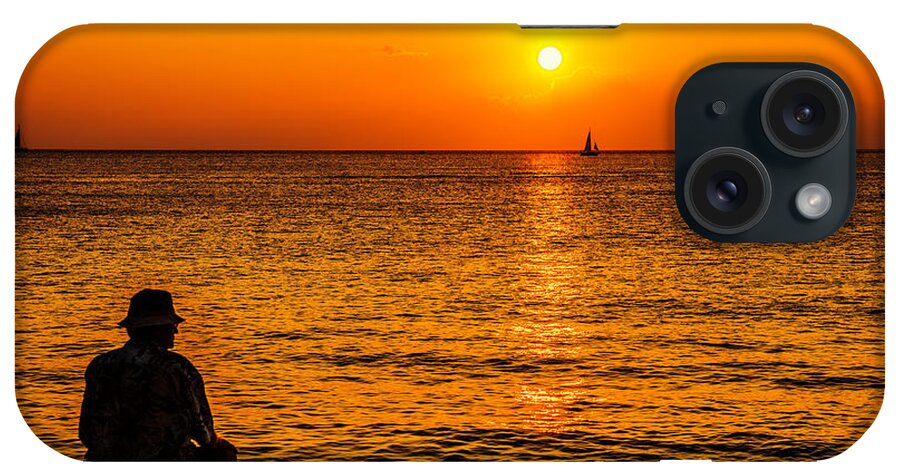 Waikiki Sunset iPhone Case featuring the photograph Old Man and the Sea by Aloha Art