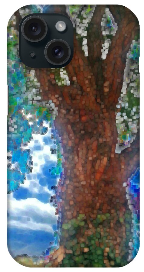 Old Tree iPhone Case featuring the photograph Old Man Tree on Meridian Street and El Centro by Del Gaizo