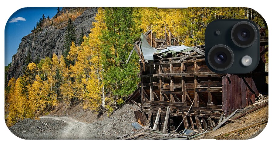 Ouray iPhone Case featuring the photograph Old Mine by Elin Skov Vaeth